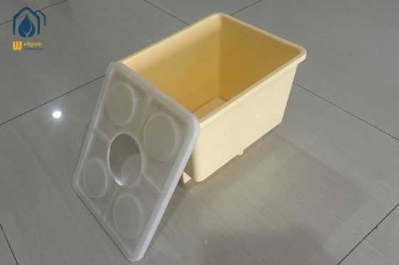 Good price Agricultural Hydroponic Dutch Bucket Square Hydroponic Grow Bucket Beige With Irrigation System online
